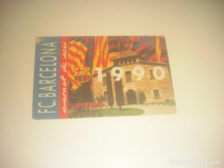 Sammelleidenschaft Sport: FUTBOL CLUB BARCELONA, CARNET DE SOCI 1990.