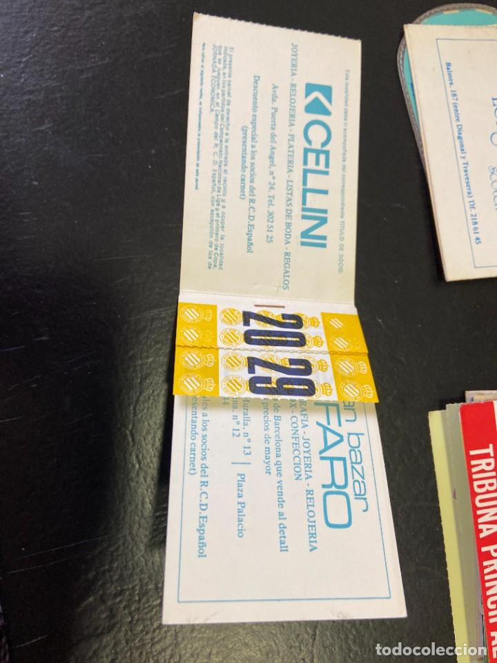 Coleccionismo deportivo: CARNET DE SOCIO DEL ESPA&Ntilde;OL 1982-83 - Foto 2