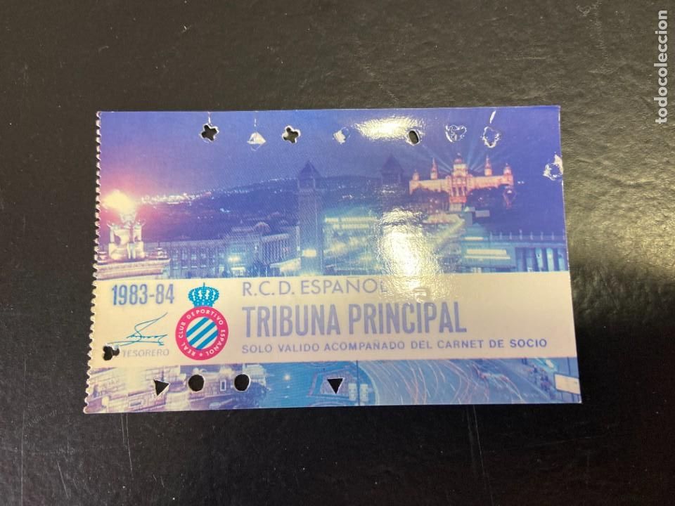 Coleccionismo deportivo: CARNET DE SOCIO DEL ESPA&Ntilde;OL 1983-84 - Foto 1