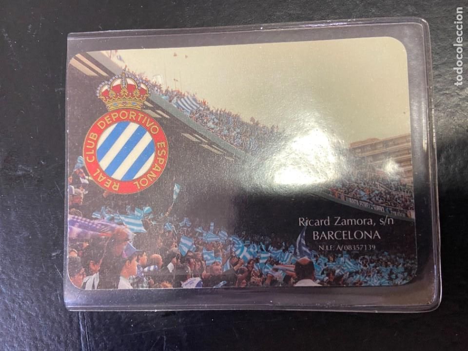 Coleccionismo deportivo: carnet de socio del espa&ntilde;ol 1994-95 - Foto 1