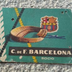 Coleccionismo deportivo: CARNET DE SOCIO DEL F.C. BARCELONA DEL AÑO 1959