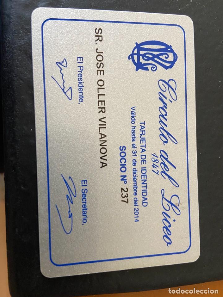 Coleccionismo deportivo: socio circulo del liceo - Foto 1