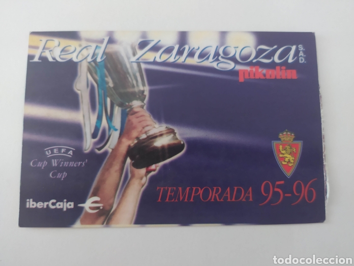 Coleccionismo deportivo: Carnet de abonado Real Zaragoza - Foto 1