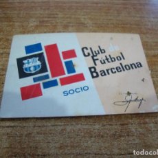 Coleccionismo deportivo: CARNET FUTBOL SOCIO ABONO SOCI ABONAMENT F.C. BARCELONA 3 TRIMESTRE 1966. Lote 349273109