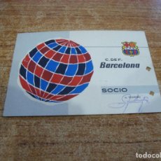 Coleccionismo deportivo: CARNET FUTBOL SOCIO ABONO SOCI ABONAMENT F.C. BARCELONA 3 TRIMESTRE 1964. Lote 349273154