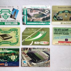 Coleccionismo deportivo: FÚTBOL - LOTE CARNETS REAL BETIS BALOMPIÉ. Lote 358250160