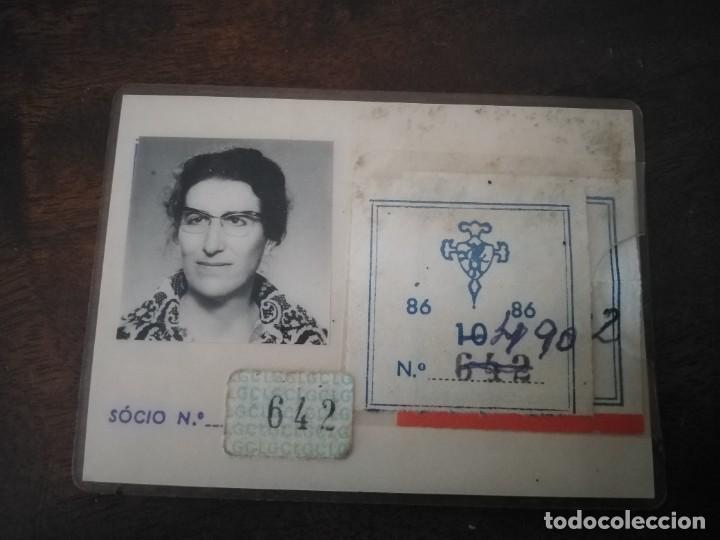 Coleccionismo deportivo: Carnet de socio del Lisboa Gin&aacute;sio Clube. - Foto 1