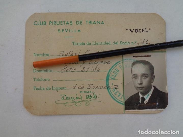 club piruetas de triana : carnet de socio, voca - Buy Sport membership  cards on todocoleccion