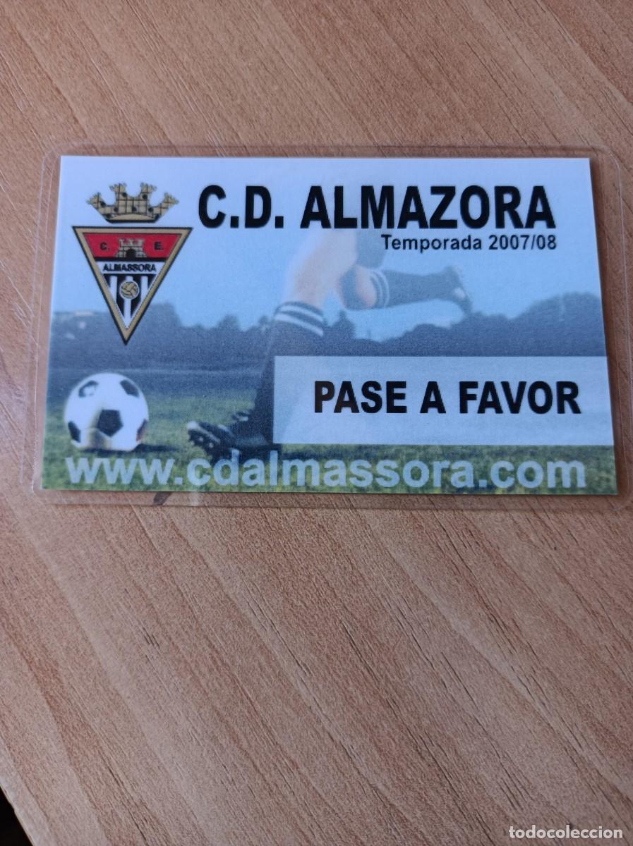 Coleccionismo deportivo: Carnet C.D. Almazora 2007-08 - Foto 1