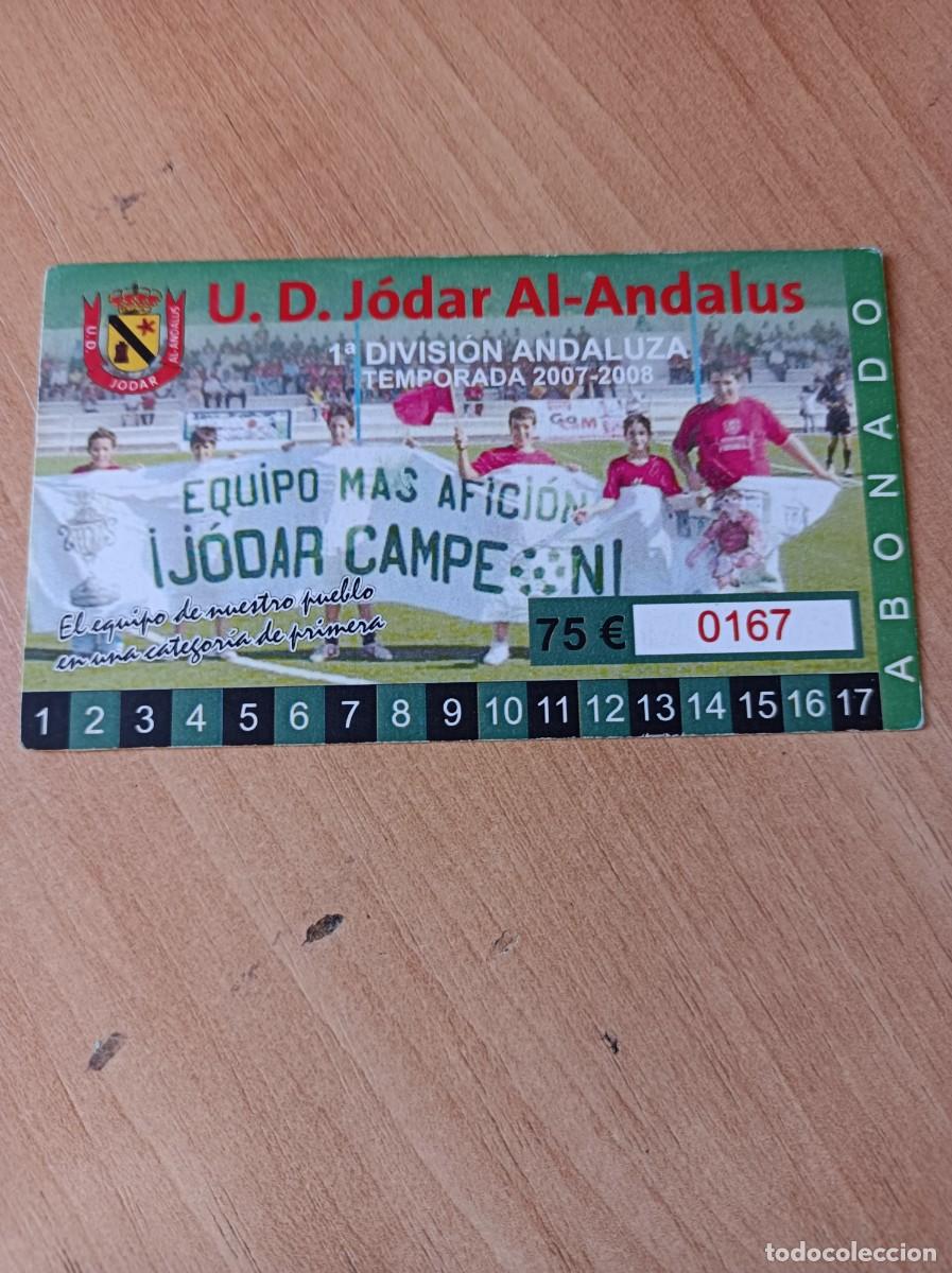 Sports collectibles: Carnet U.D. J&oacute;dar Al Andalus 2007-08