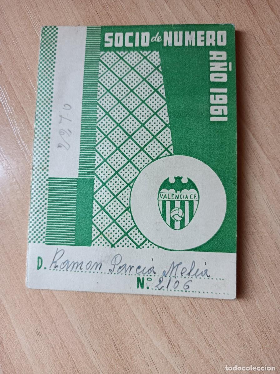 Sammelleidenschaft Sport: Carnet Valencia C.F. 1961