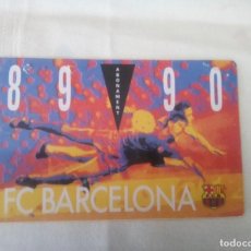Coleccionismo deportivo: F.C. BARCELONA CARNET DE ABONAMENT TEMPORADA 89-90 , GOL SUD , 2ª GRADERIA