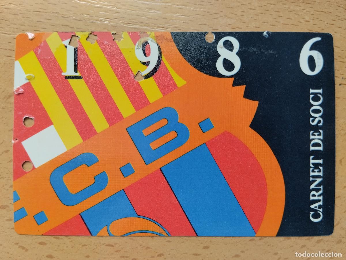 Sports collectibles: CARNET F.C.BARCELONA ABONO TEMPORADA 1986