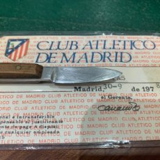 Coleccionismo deportivo: ATLETICO DE MADRID - CARNET DE SOCIO - AÑO 1982 -