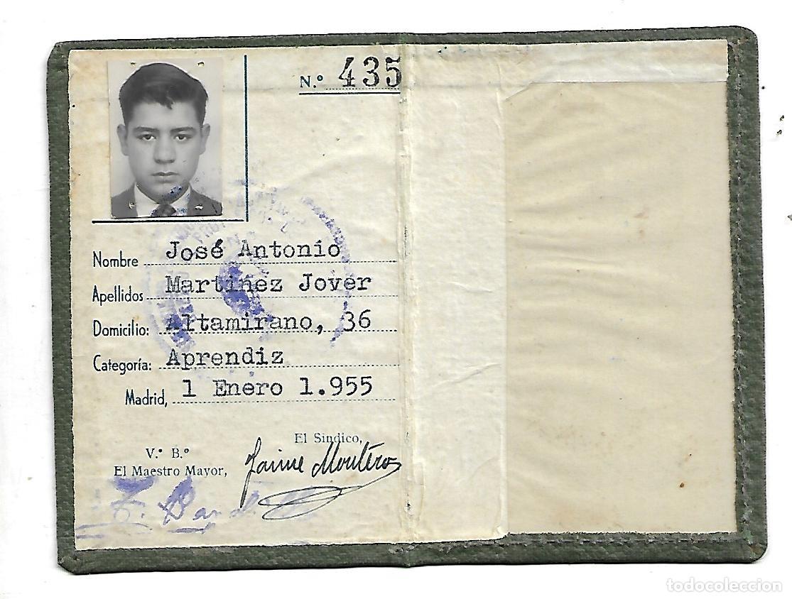 Sports collectibles: M40 - CARNET PROTESICO DENTAL N&ordm; 435 - DEL 1- 1- 1.955