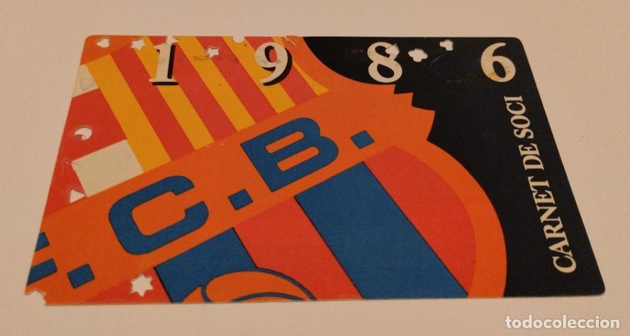 Sports collectibles: Carnet FC. Barcelona 1986 buen estado