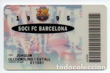 Sammelleidenschaft Sport: CARNET, SOCI F. C. BARCELONA 1995