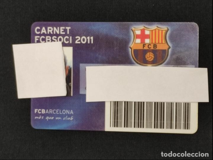 Sports collectibles: CARNET SOCIO - F.C. BARCELONA - A&Ntilde;O 2011 -