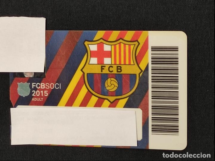 Sports collectibles: CARNET SOCIO - F.C. BARCELONA - A&Ntilde;O 2015 -