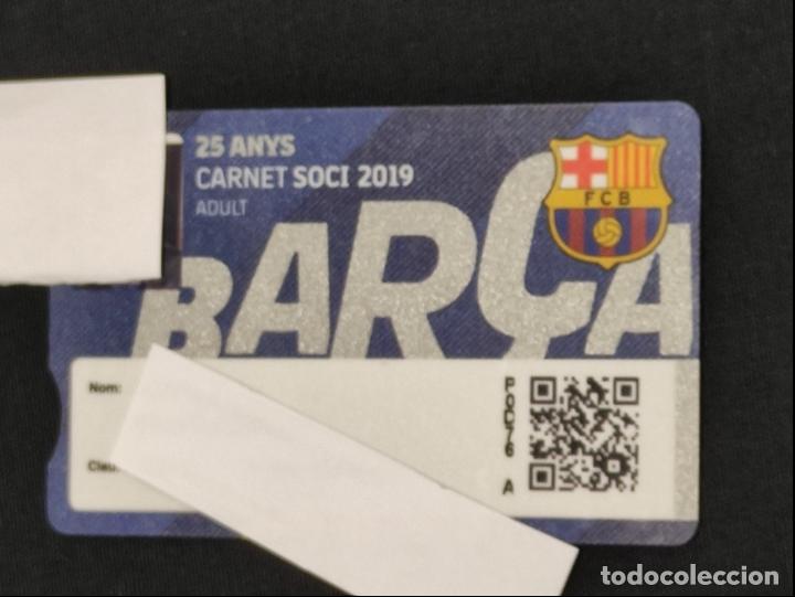 Sports collectibles: CARNET SOCIO - F.C. BARCELONA - A&Ntilde;O 2019 -