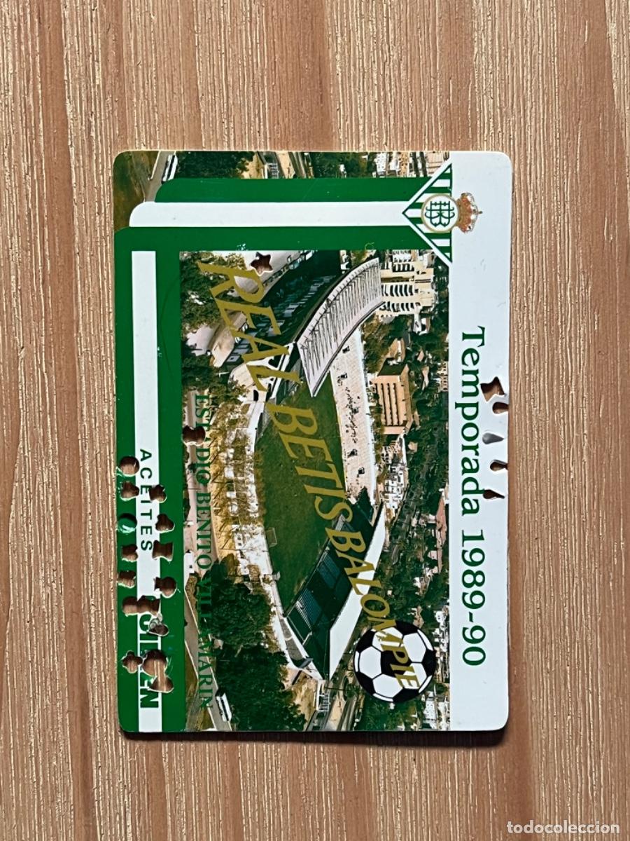 Sammelleidenschaft Sport: B2. CARNET REAL BETIS TEMPORADA 1989-90
