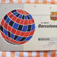 Coleccionismo deportivo: (LLL) FC BARCELONA CARNET SOCIO BARÇA AÑO 1964
