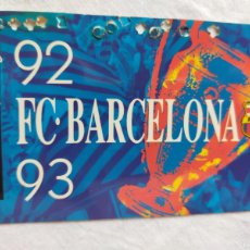 Coleccionismo deportivo: (LLL) ABONO ASIENTO FC BARCELONA AÑO/TEMPORADA 1992-93