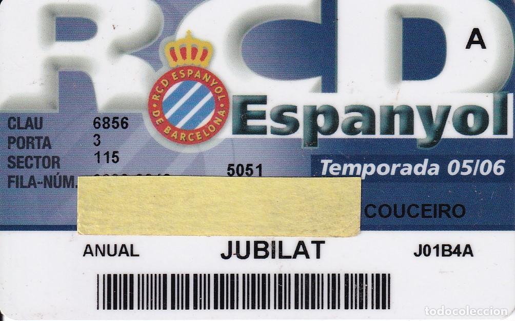 Sammelleidenschaft Sport: CARNET DEL DEPORTIVO ESPA&Ntilde;OL DEL A&Ntilde;O 2005/06 JUBILAT (FUTBOL-FOOTBALL) ESPANYOL