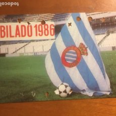 Coleccionismo deportivo: REAL CLUB DEPORTIVO ESPAÑOL 1986 CARNET JUBILADO ORIGINAL ANTIGUO