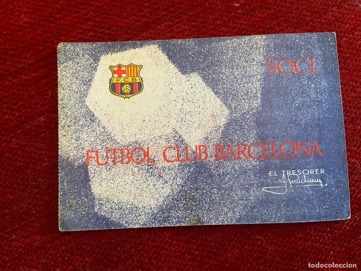 Sports collectibles: R25070 CARNET SOCIO FUTBOL CLUB BARCELONA BAR&Ccedil;A ANUAL 1978 SOCI