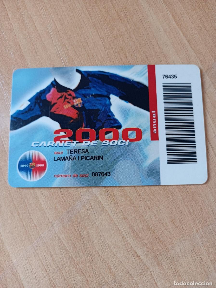 Sports collectibles: Carnet F.C. Barcelona 2000