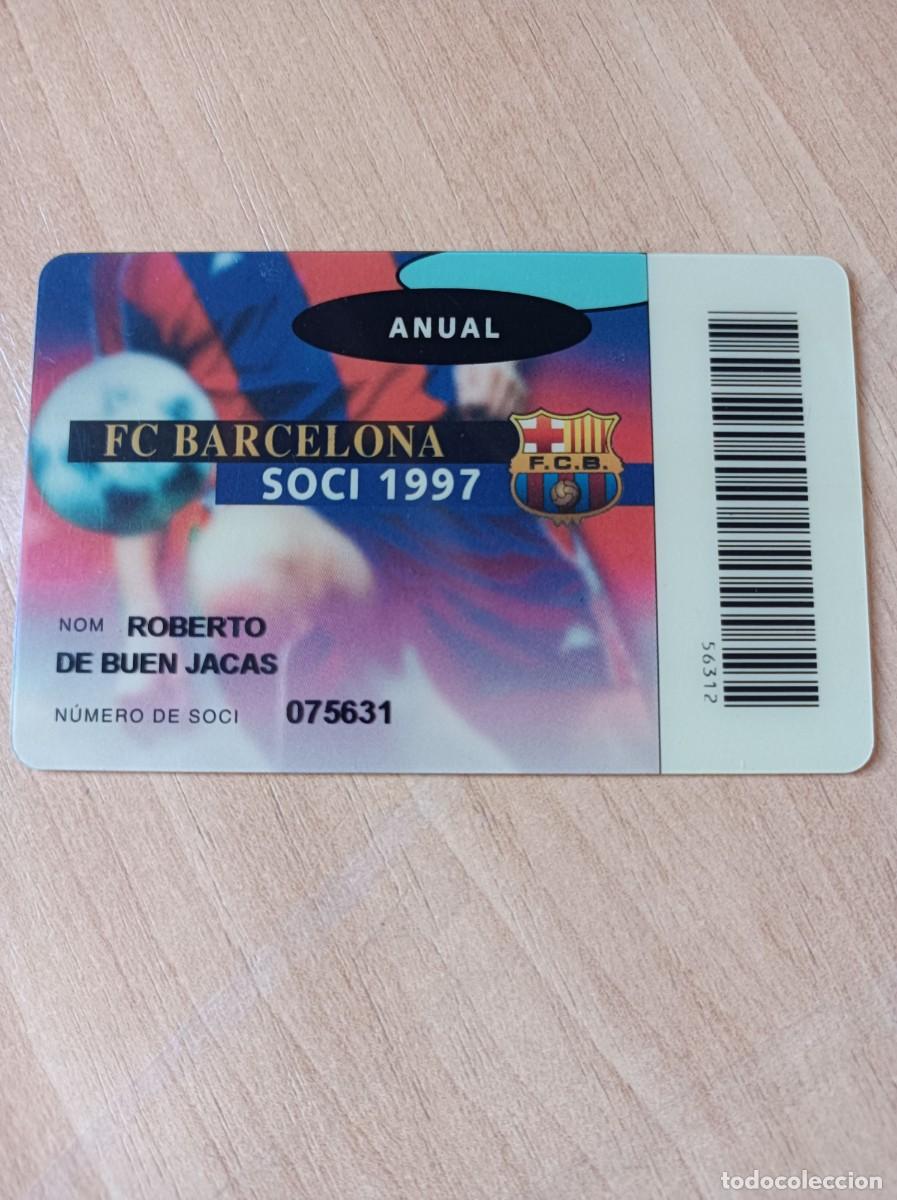 Sports collectibles: Carnet F.C. Barcelona 1997