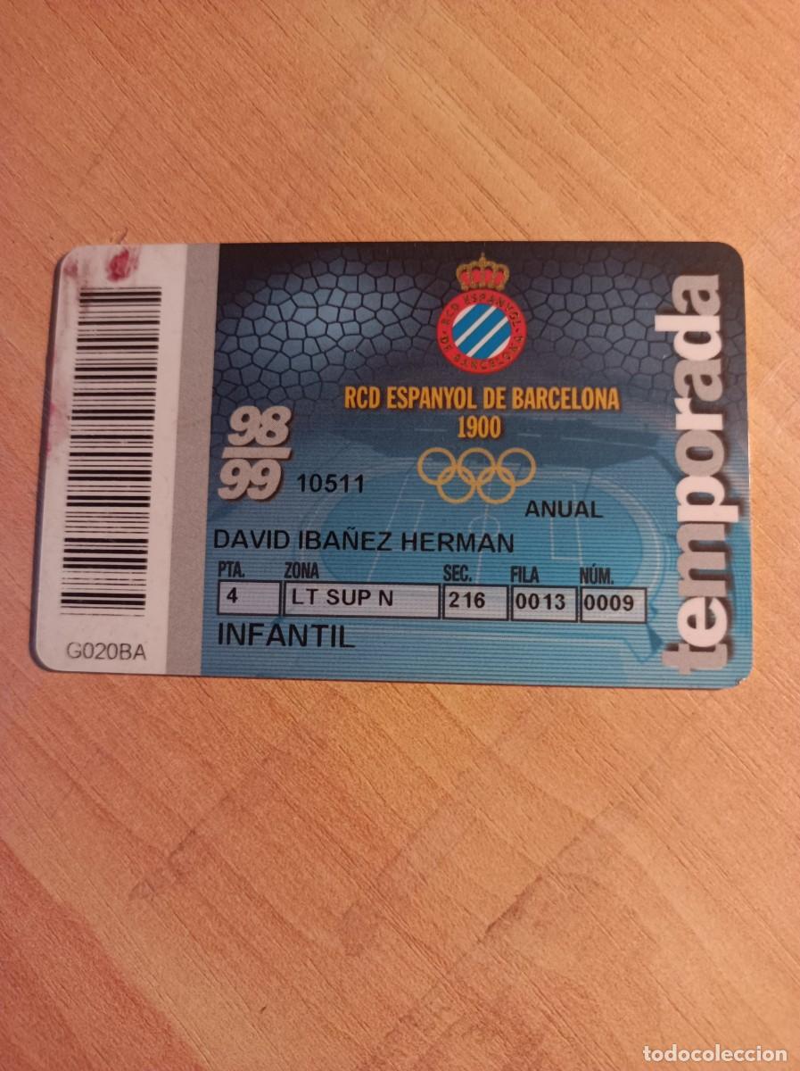 Sammelleidenschaft Sport: Carnet RCD Espanyol 1998-99