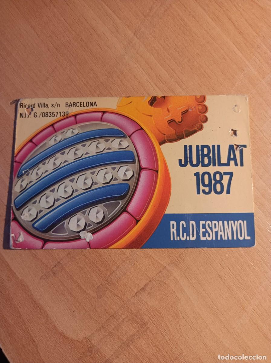 Sammelleidenschaft Sport: Carnet RCD Espanyol 1987