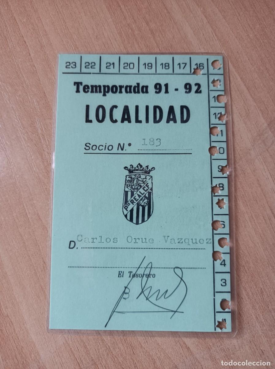 Sammelleidenschaft Sport: Carnet Puerto Real CF 1991-92