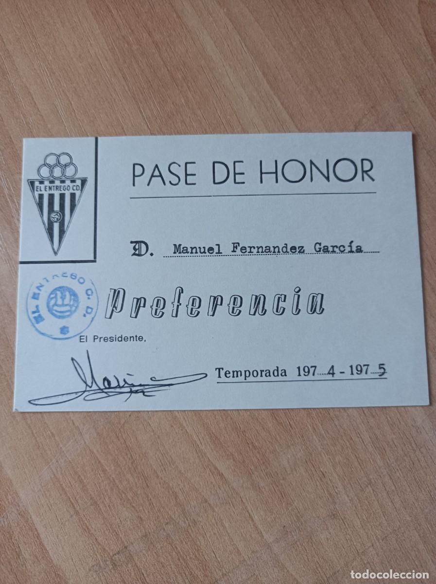 Sammelleidenschaft Sport: Carnet El Entrego C.D. 1974-75