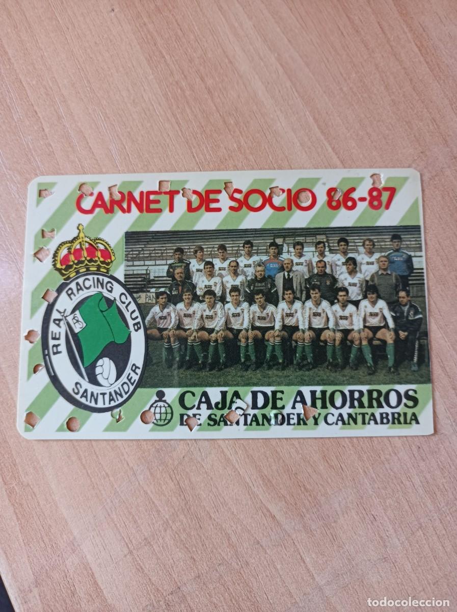 Sammelleidenschaft Sport: Carnet R&aacute;cing de Santander 1986-87