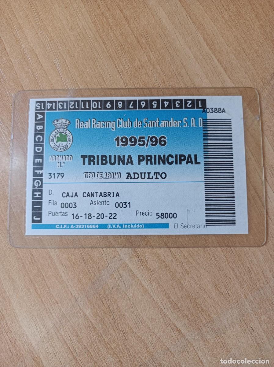 Sammelleidenschaft Sport: Carnet R&aacute;cing de Santander 1995-96