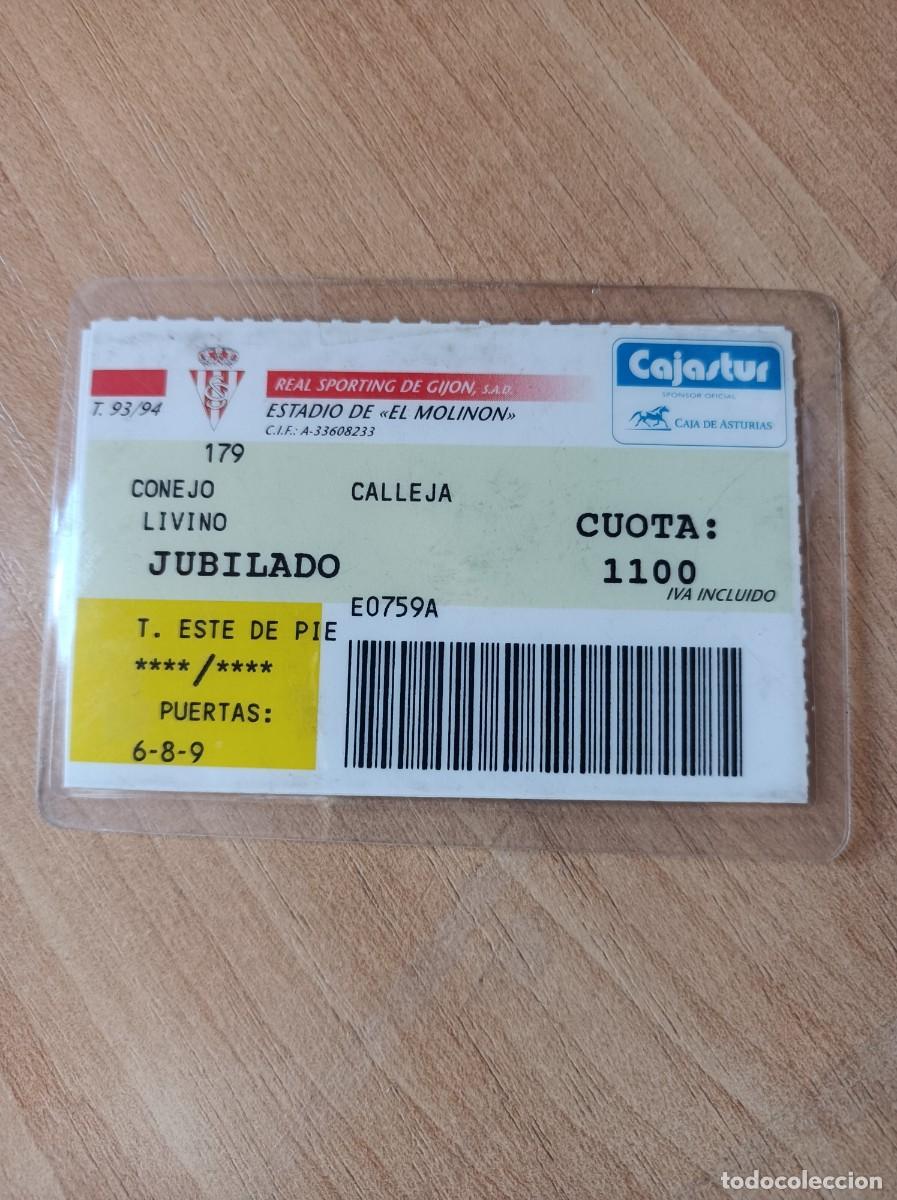 Sammelleidenschaft Sport: Carnet Sporting de Gij&oacute;n 1993-94