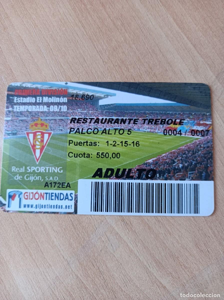 Sammelleidenschaft Sport: Carnet Sporting de Gij&oacute;n 2009-10