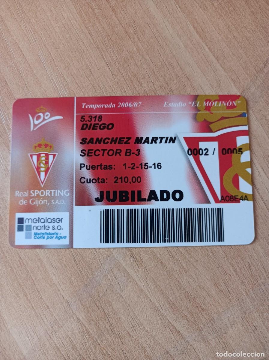 Sammelleidenschaft Sport: Carnet Sporting de Gij&oacute;n 2006-07