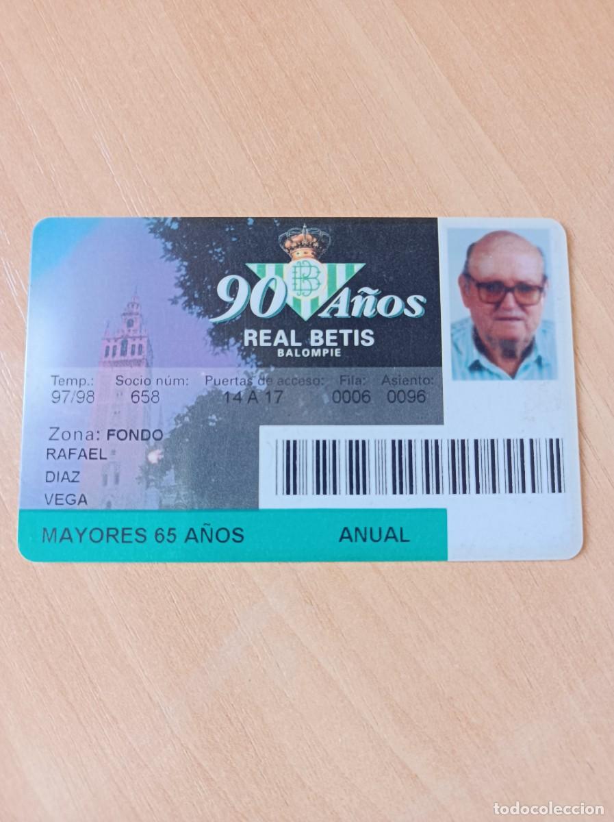 Sammelleidenschaft Sport: Carnet Real Betis 1997-98