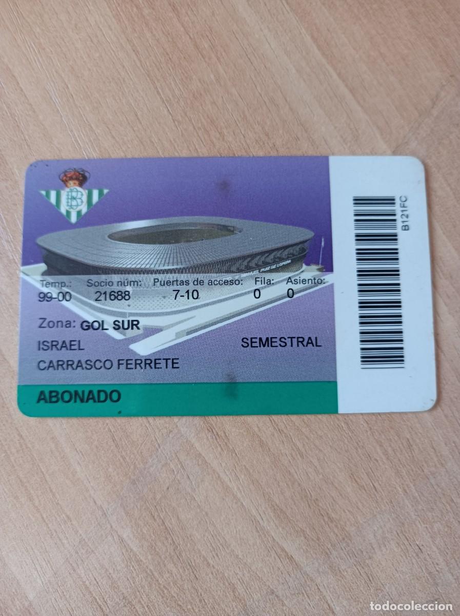 Sammelleidenschaft Sport: Carnet Real Betis 1999-00