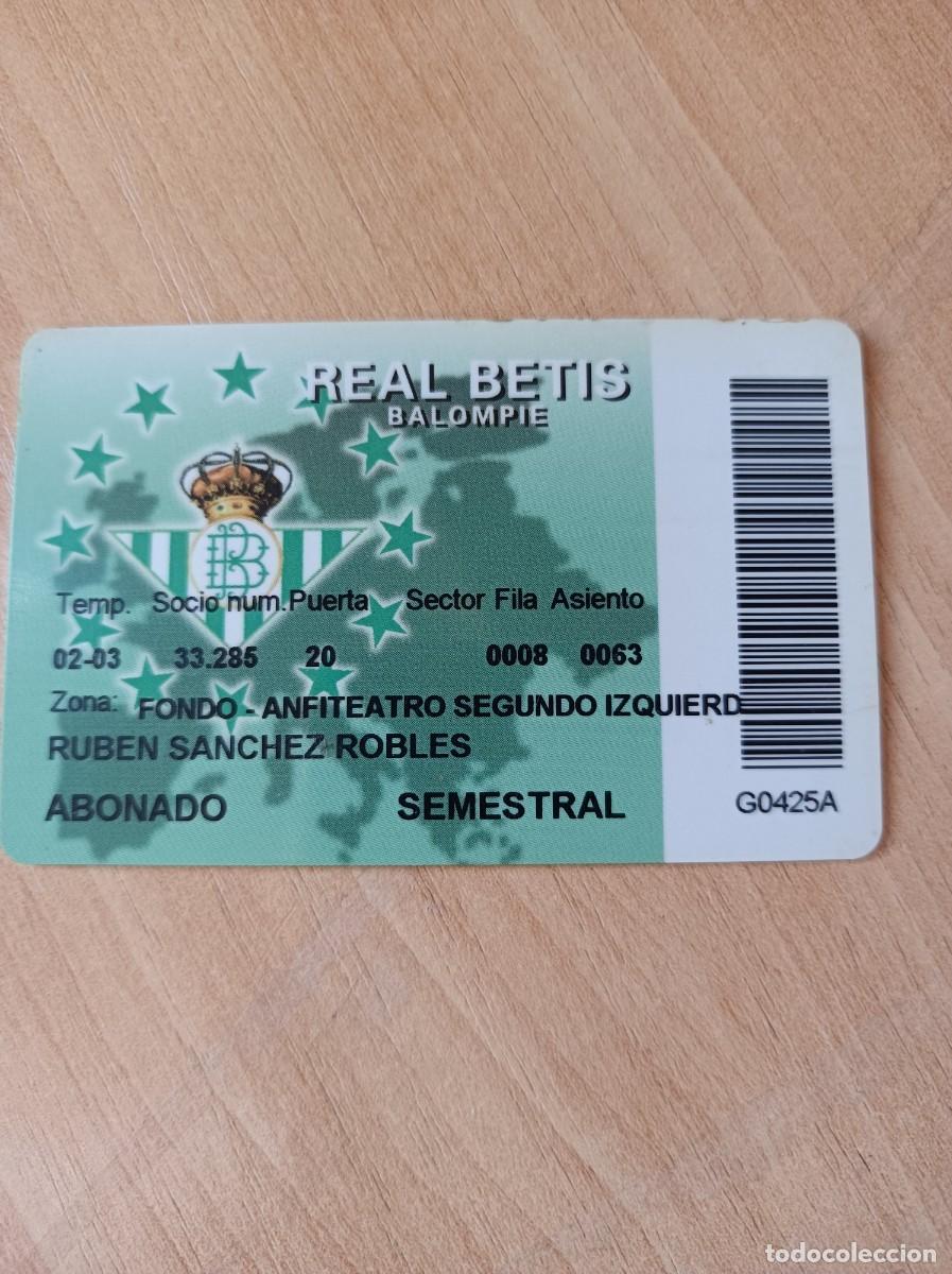 Sammelleidenschaft Sport: Carnet Real Betis 2002-03