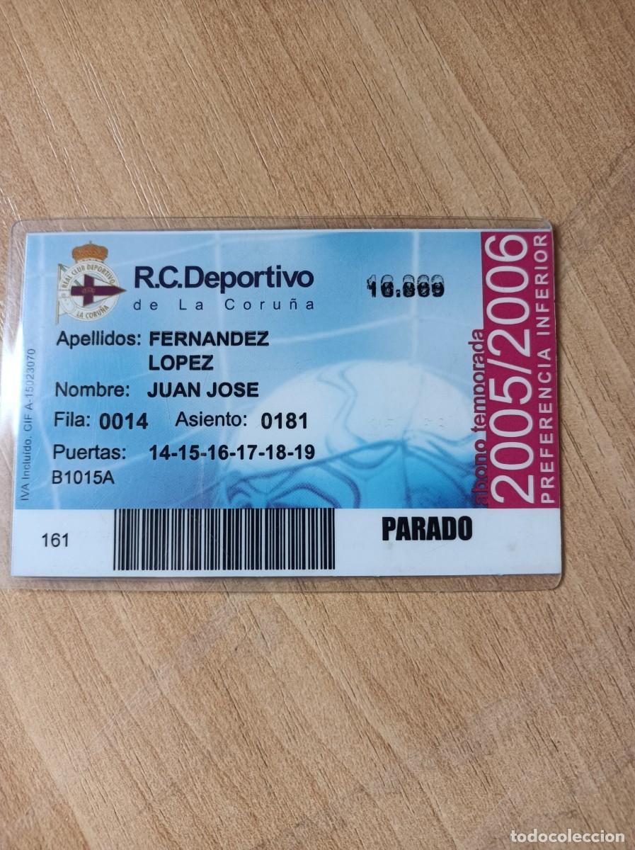 Sammelleidenschaft Sport: Carnet Deportivo de La Coru&ntilde;a 2005-06
