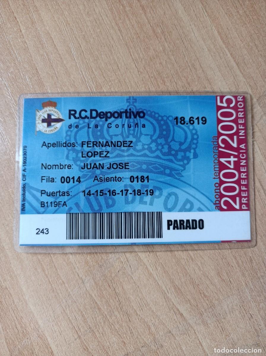 Sammelleidenschaft Sport: Carnet Deportivo de La Coru&ntilde;a 2004-05