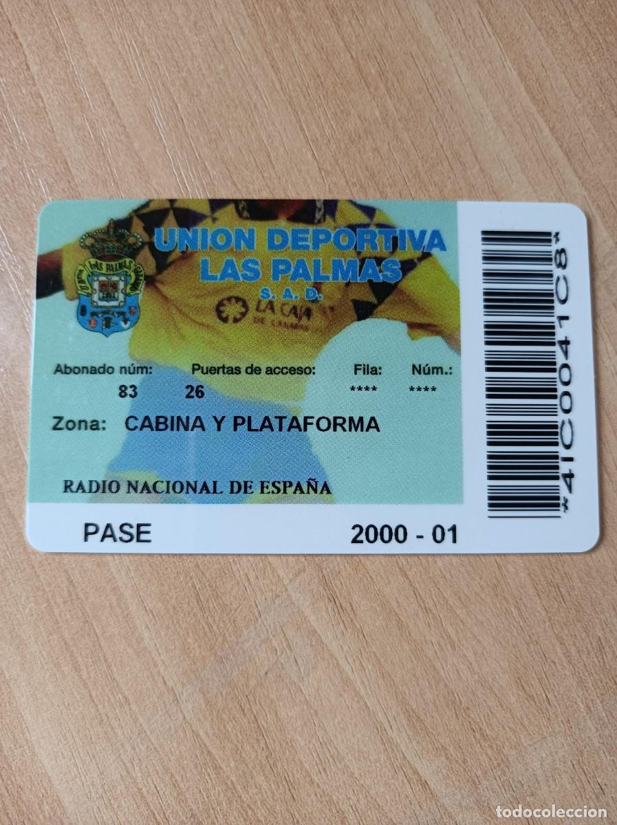 Sammelleidenschaft Sport: Carnet UD Las Palmas 2000-01
