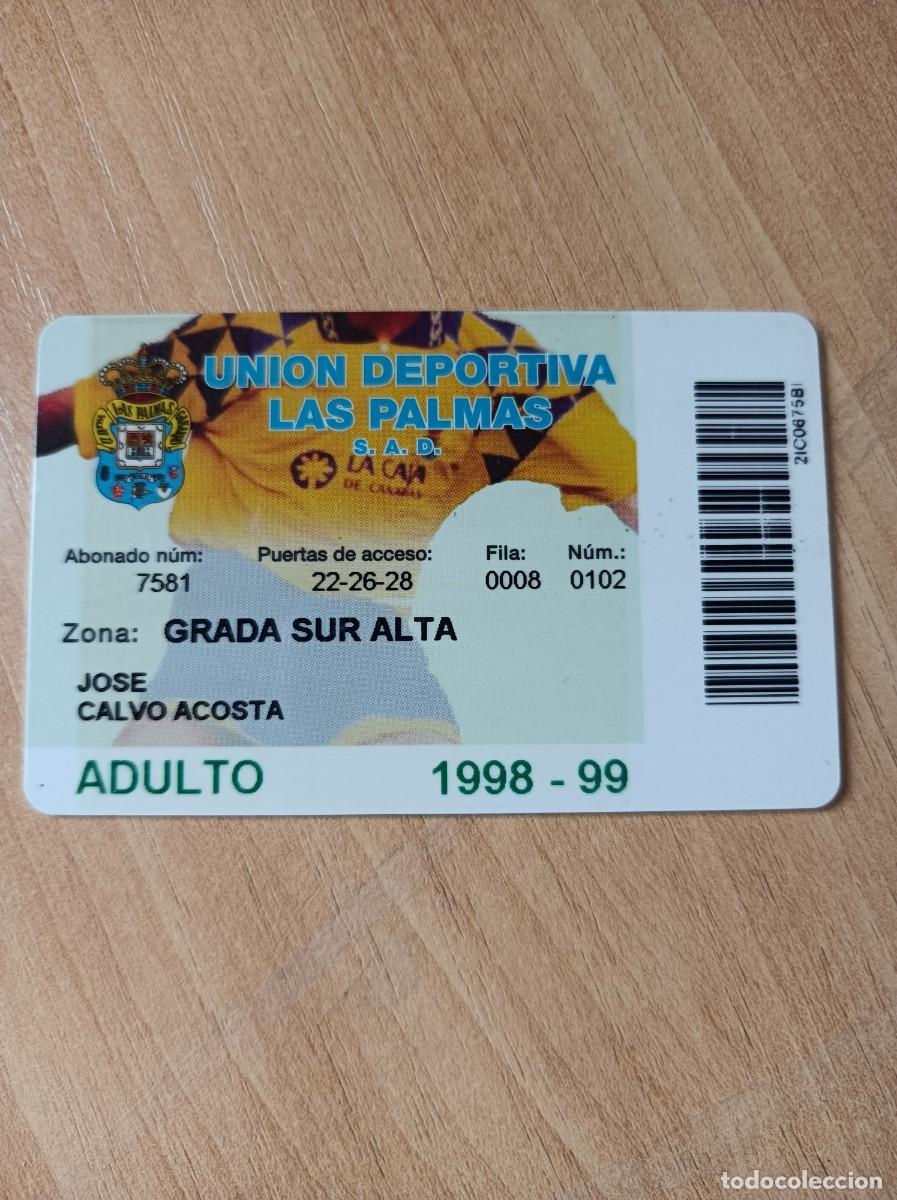 Sammelleidenschaft Sport: Carnet UD Las Palmas 1998-99