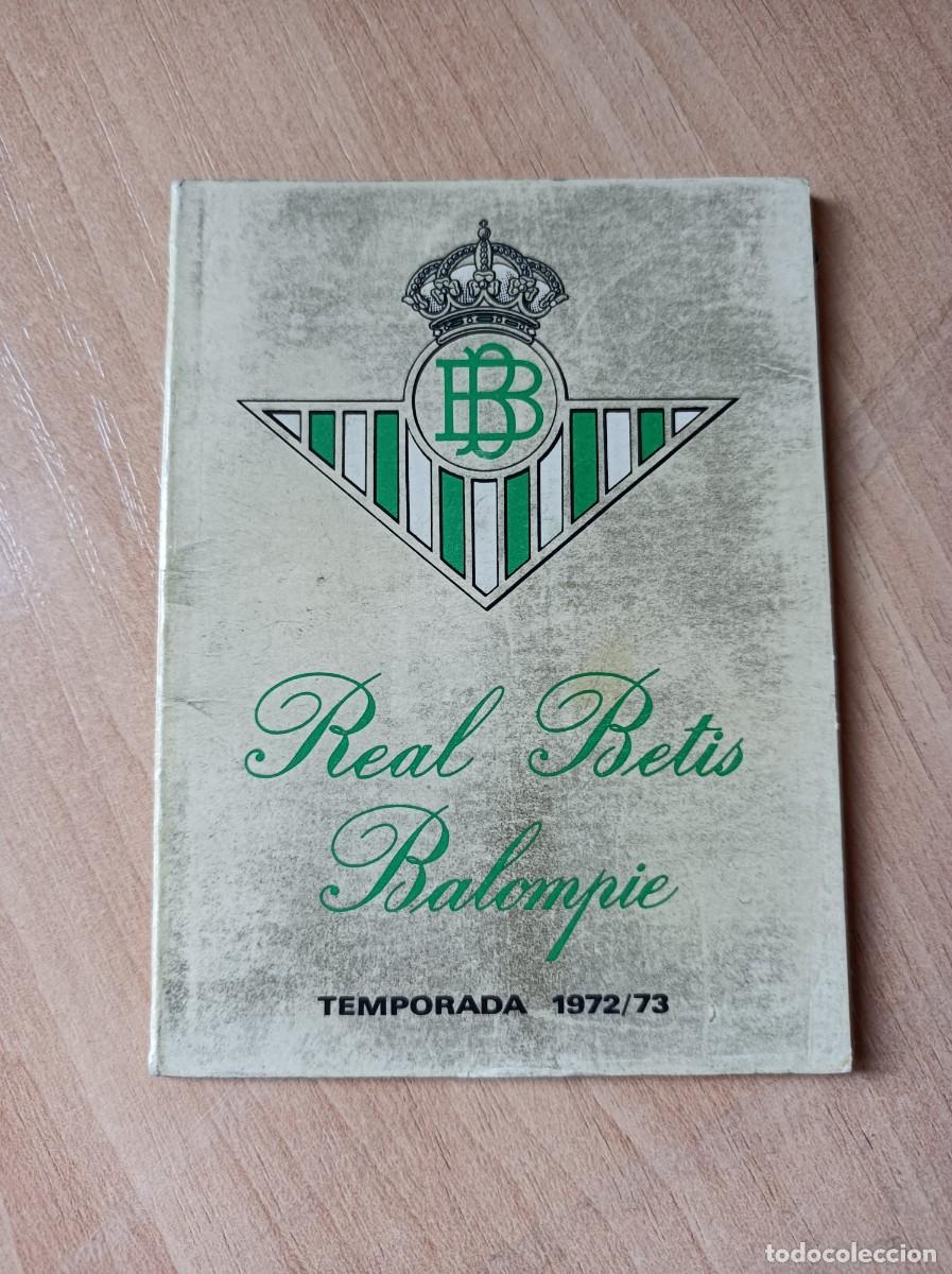 Sports collectibles: Carnet Real Betis 1972-73