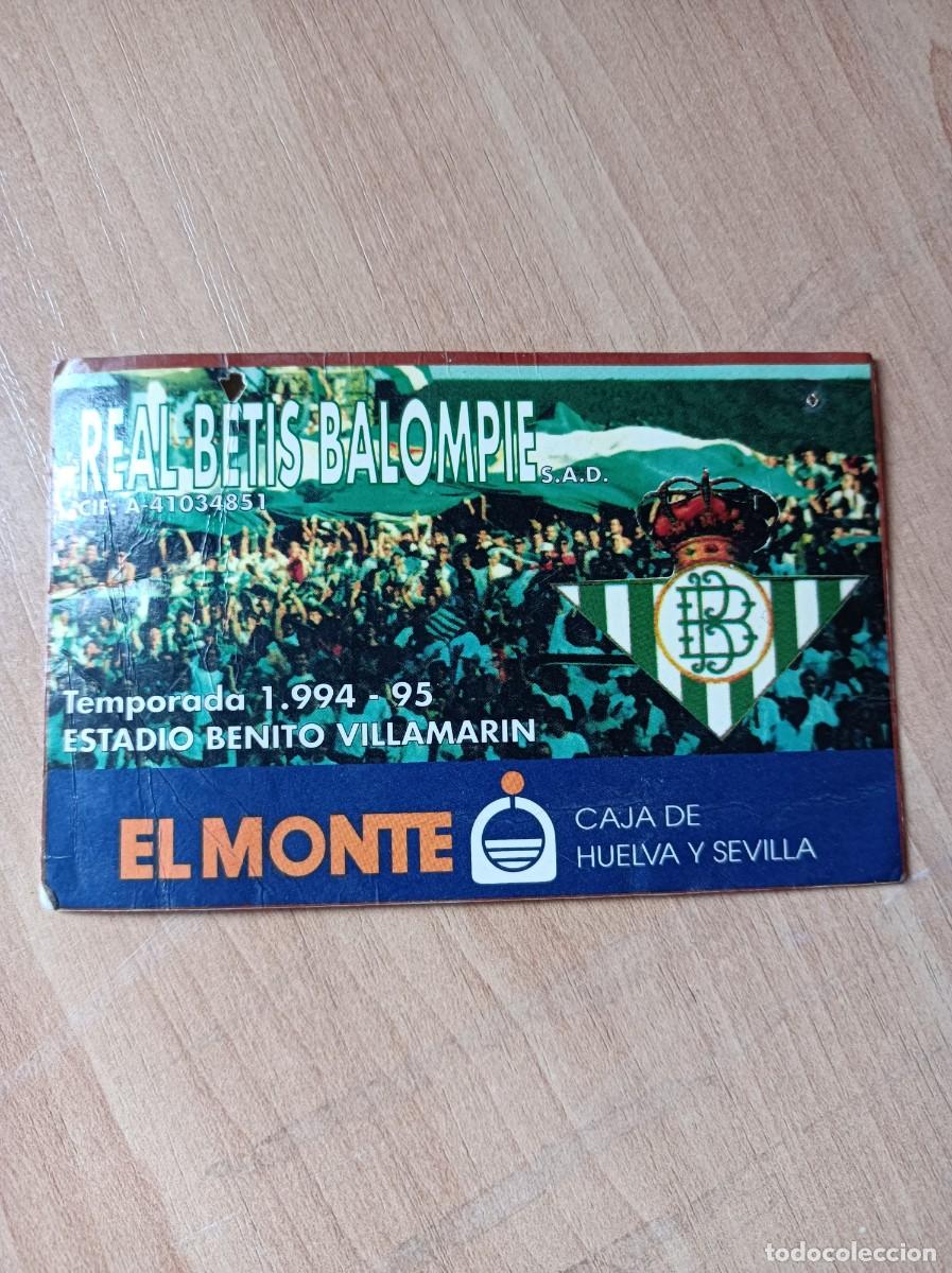 Sports collectibles: Carnet Real Betis 1994-95